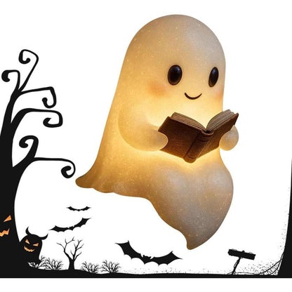 🏆50K+ SOLD! Almost Gone👻Cute Ghost Reading Book Lamp✨