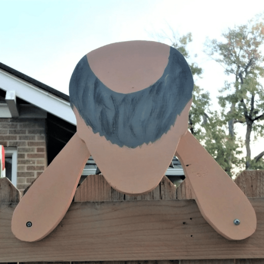 aakip™-Fence Decoration Nosy Old Man and Lady Garden Yard Art