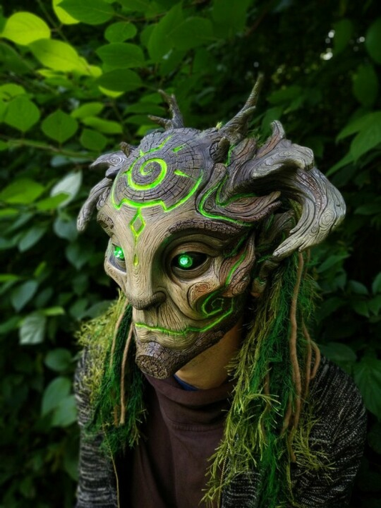 aakip™-Green Man Forest Spirit Mask Costume Accessories Masks