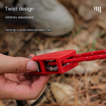 aakip™-Portable Adjustable Fix Tent High Strength Fast Release Pulley Camping Rope(4 Pcs/Set)