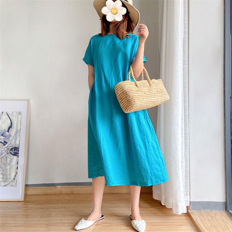 aakip™-🔥HOT SALE🔥 Japanese Style Linen Cotton Dress(50%OFF)