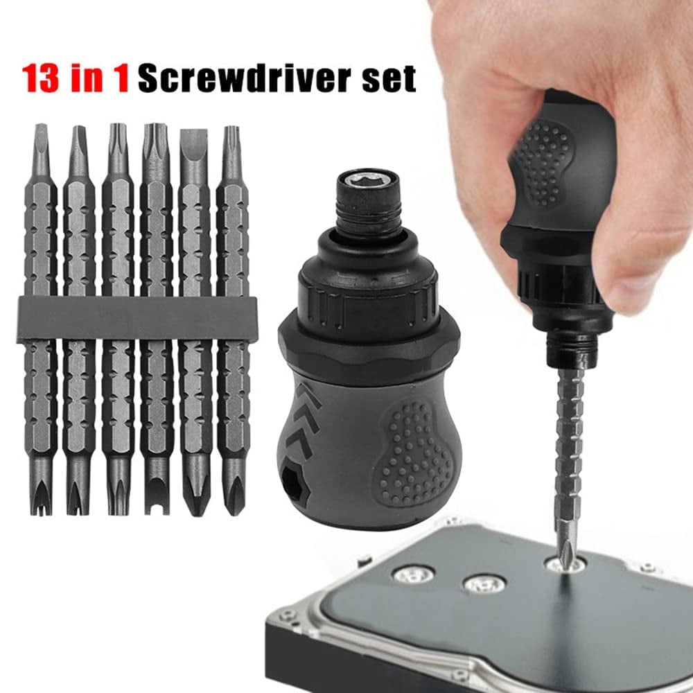 aakip™-13 In 1 Mini Ratcheting Screwdriver Kit