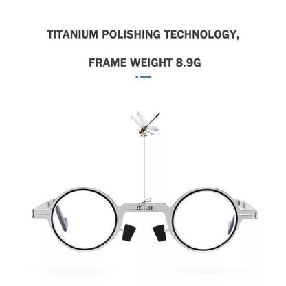🔥Ultra Light Titanium Material Screwless Foldable Reading Glasses