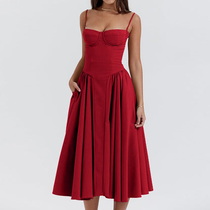 aakip™-Sleeveless Corset Fit Midi Dress(BUY 2 FREE SHIPPING)