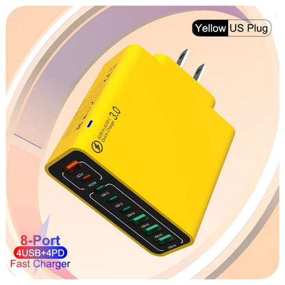 ⏳✨️8 in 1 Waterproof Ports USB Fast Charger