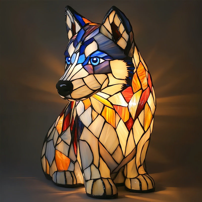 🔥Hot selling🐶magical colorful dog lamp art night lights