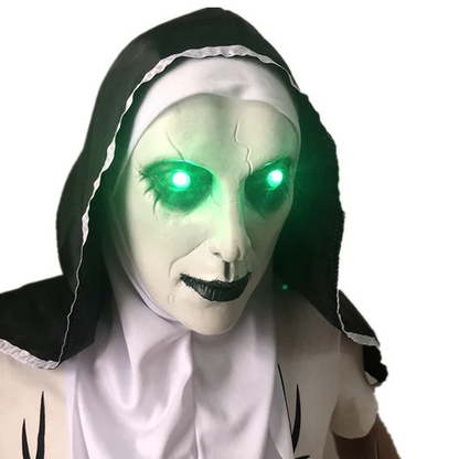 aakip™-👻49%OFF🎃 Halloween Nun Scary Mask