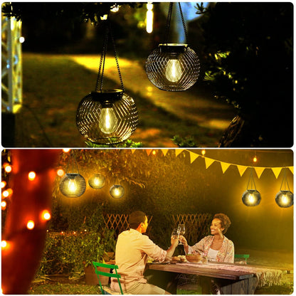 aakip™-Solar Outdoor Lights Upgraded Hanging Lantern