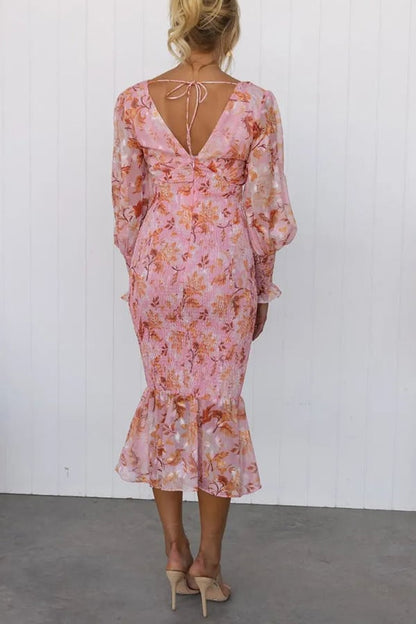 Elegant Floral Dress