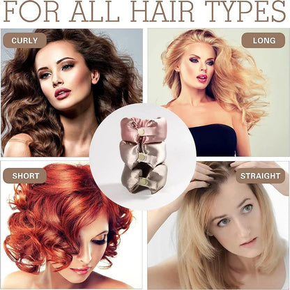aakip™-Satin Heatless Curling Set