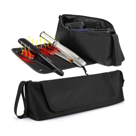 aakip™-Hair Tools Travel Bag and Heat Resistant Mat