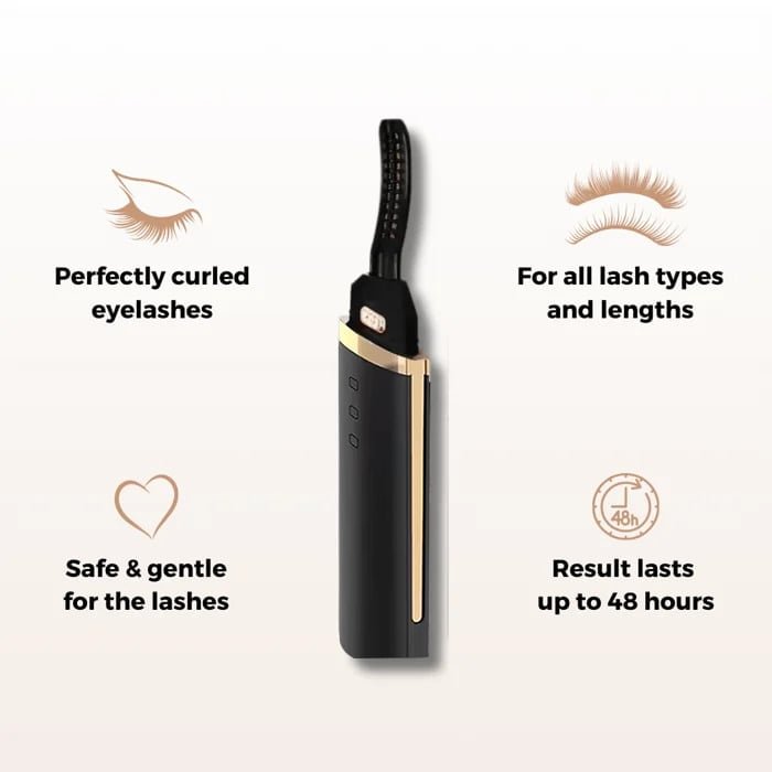 Imsgurus💓Eyelash Curler-Rechargeable heated eyelash curler