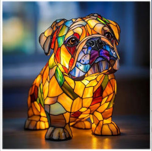 🔥Hot selling🐶magical colorful dog lamp art night lights