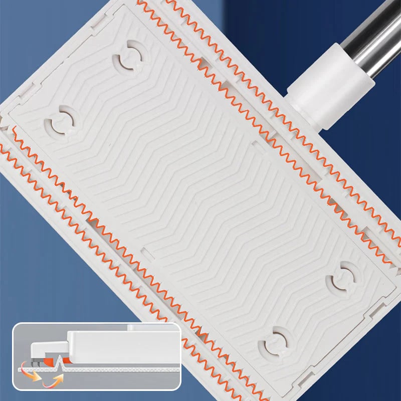 💦Disposable dust mop with 4 reusable cloths