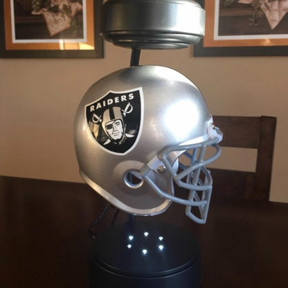 aakip™-NFL Rotating Levitating Hover Helmet With LED Lighting & Hover Football With Bluetooth Speaker