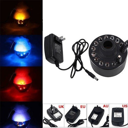 aakip™-🎃12 LED light Ultrasonic Mist Maker Fogger💥Buy 2 Get Extra 10% OFF +Free Shipping💥