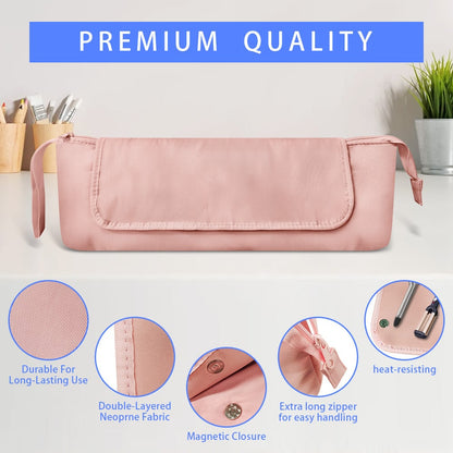 aakip™-Hair Tools Travel Bag and Heat Resistant Mat