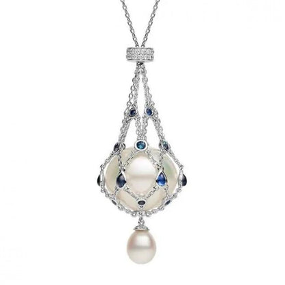 aakip™- 49% OFF--Pearl & Gemstone Lavalier Pendant