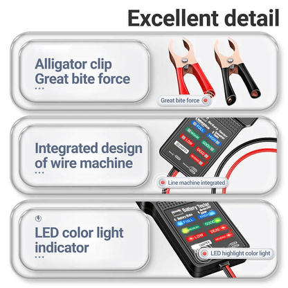 aakip™-Multi-function car 12V battery tester