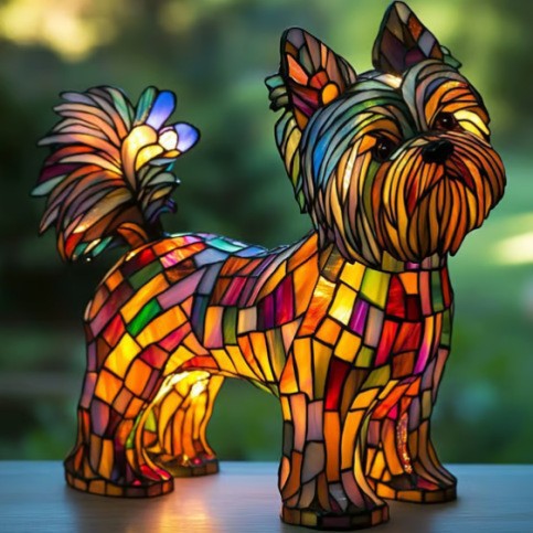 🔥Hot selling🐶magical colorful dog lamp art night lights
