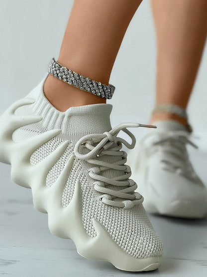 aakip™-Lace-up Knit Breathable Sneakers