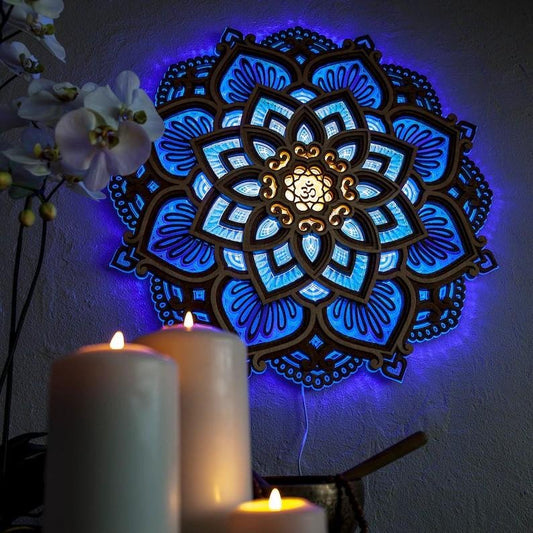 aakip™-Mandala Yoga Room Night Light LED[BUY 2 FREE SHIPPING]