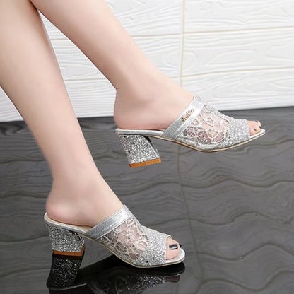 aakip™-😍49% OFF😍 - Women's Glitter Sequins Decor Sandals