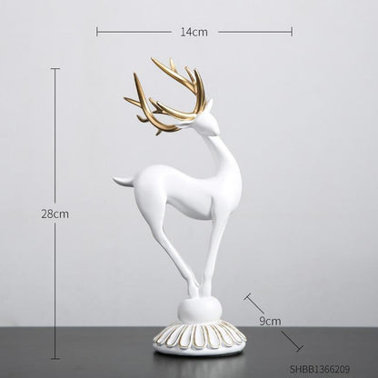 aakip™-Handmade Golden Deer Animal Figurine