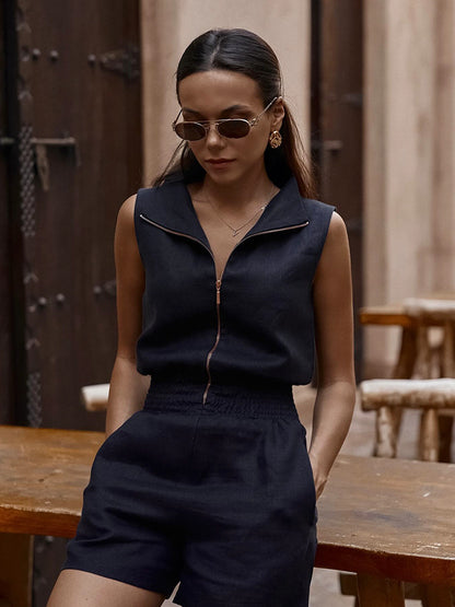 aakip™-2024 Summer Temperament Sleeveless Jumpsuit (Buy 2 Free Shipping)