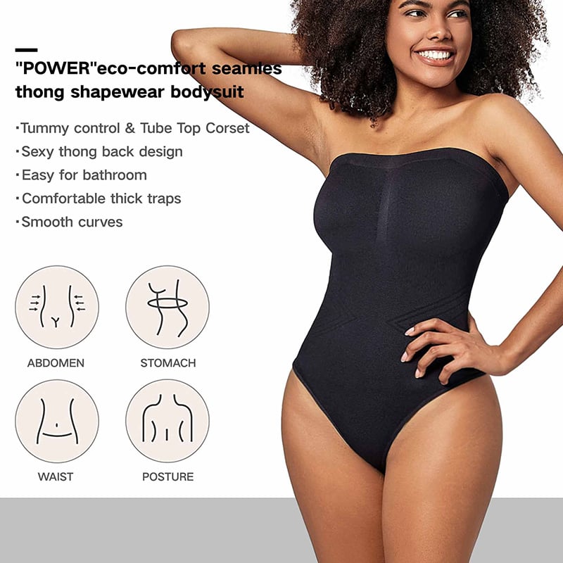 aakip™-Bodysuit Shapewear with Removable Strap