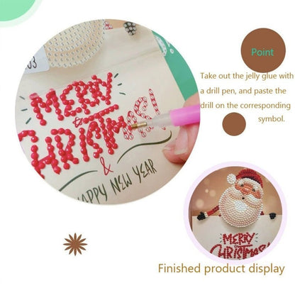 🎅5D Diamond Painting Christmas Cards New Arrival (8 Pack)