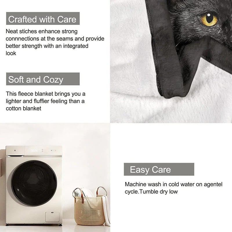⏳🎄Christmas Hot Sale - 49% Off!🔥30K+ SOLD🐱Black Cat All-Season Cozy Blanket