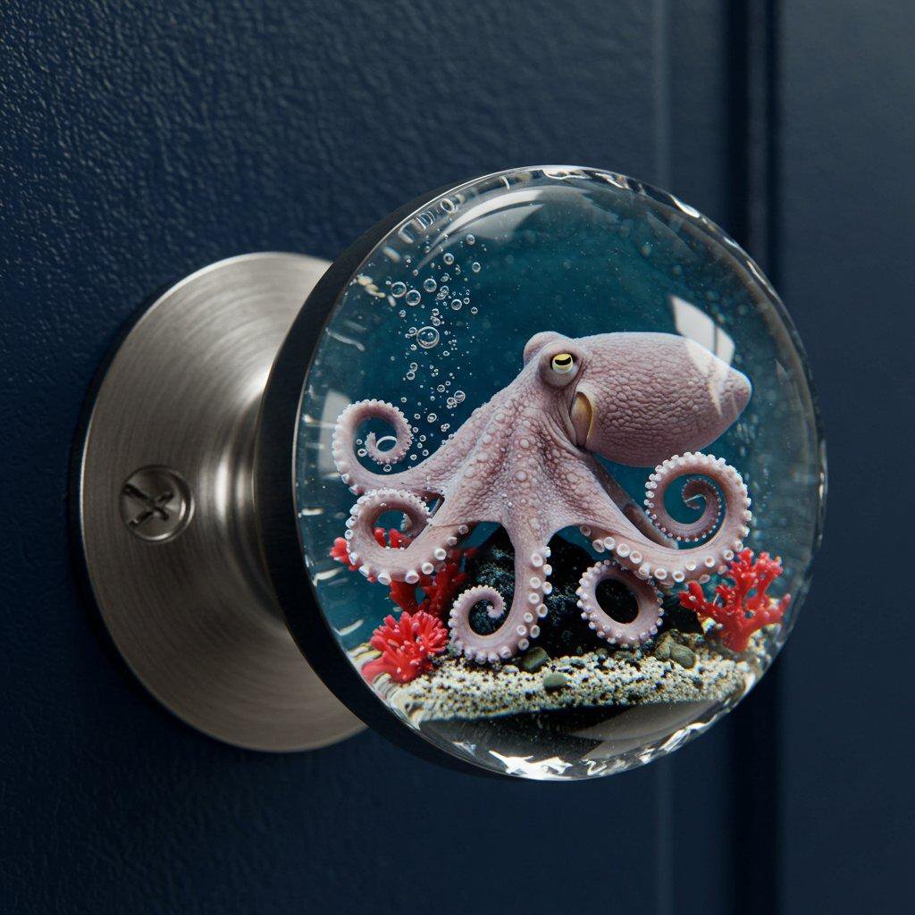 ✨Unique decorative door handle - Handmade