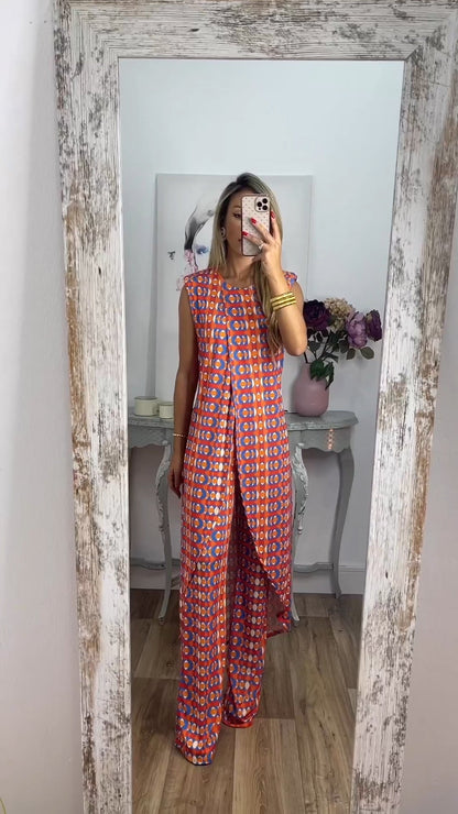 aakip™-New Arrival Abstract Printed Comfy Suit For Women