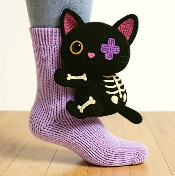 🔥Hot Sale 49% OFF ⭐- 3D cartoon socks🧦