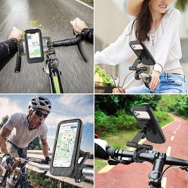 aakip™-🔥49%OFF🔥Waterproof Bicycle & Motorcycle Phone Holder