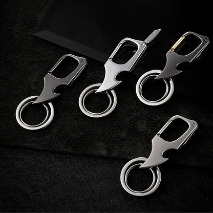 aakip™-🔥49% OFF🔥Multifunctional pendant bottle opener metal double ring key chain