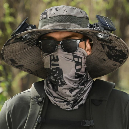 aakip™-🔥EARLY SUMMER SALE 69% OFF⚡-  a Outdoor Wide Brim Sun Hat With Solar Fan