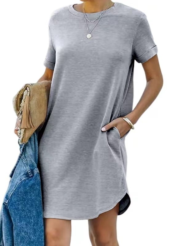 aakip™-Short Sleeve T-shirt Dress(Buy 2 Free Shipping)