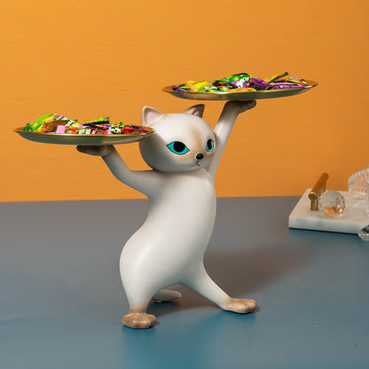 🔥NEW ARRIVAL✨Funny Posing Cat Tray🐱