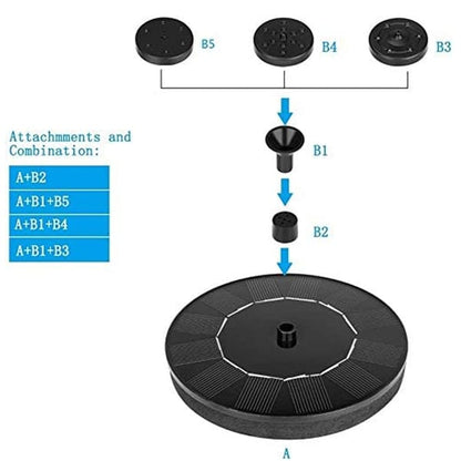 aakip™-🎁Best Mother's Day Gift Of 2024🎁 - Solar outdoor fountain-The perfect garden decoration