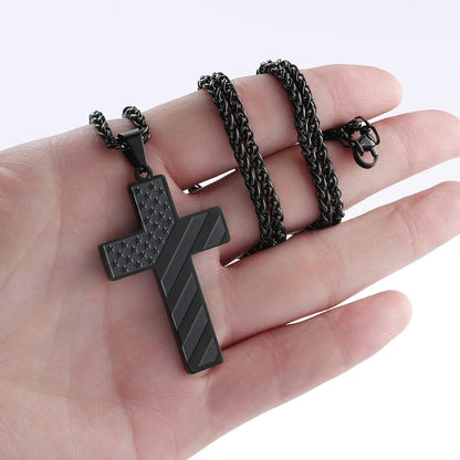 🏆Flash Sale⚡💥🎉✨Flag Cross Necklace,Best Gifts