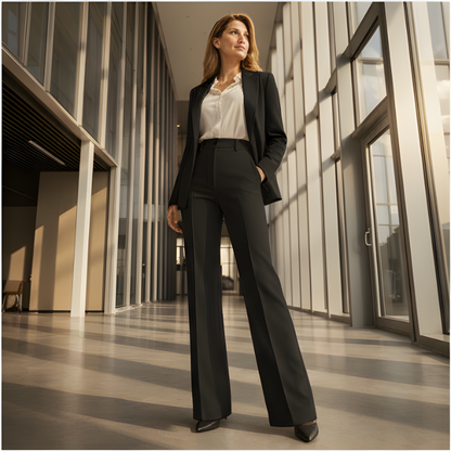 High-Waisted Wide Leg Dress Pants for Women + 50% OFF