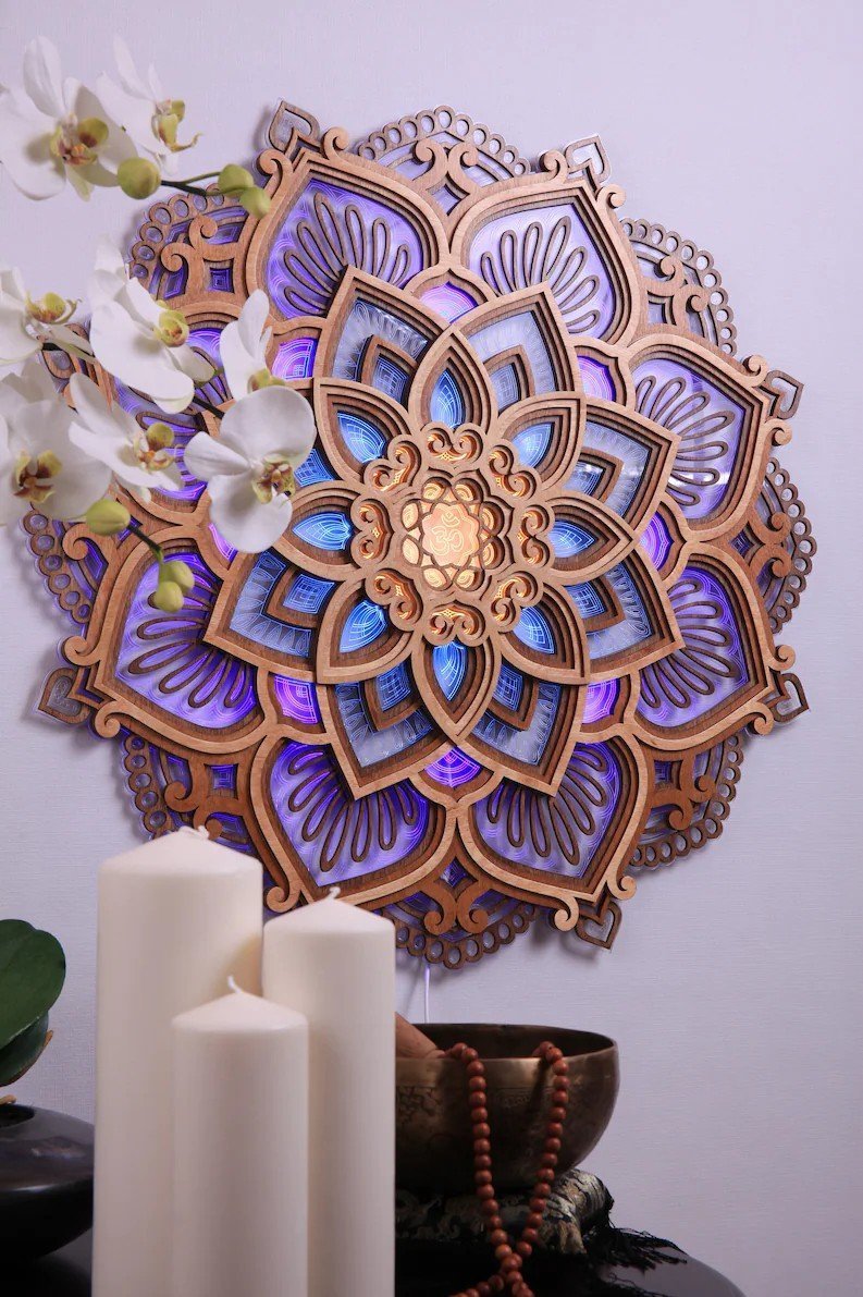 aakip™-Mandala Yoga Room Night Light LED[BUY 2 FREE SHIPPING]