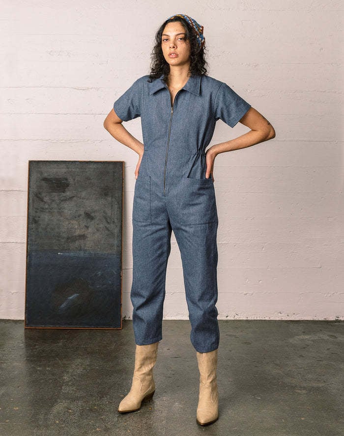 Cropped Utility Jumpsuit - Buy Two And Get Free Shipping