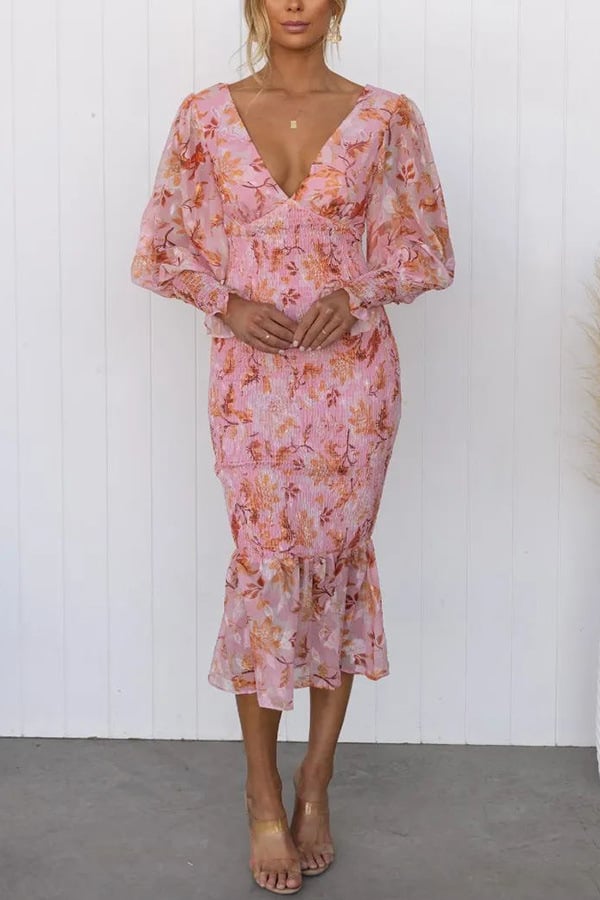 Elegant Floral Dress