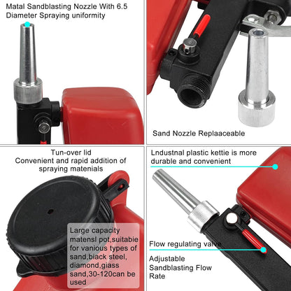 aakip™-🔥Summer Hot Sale Promotion-49% OFF✨-Portable Pneumatic Sandblasting Gun
