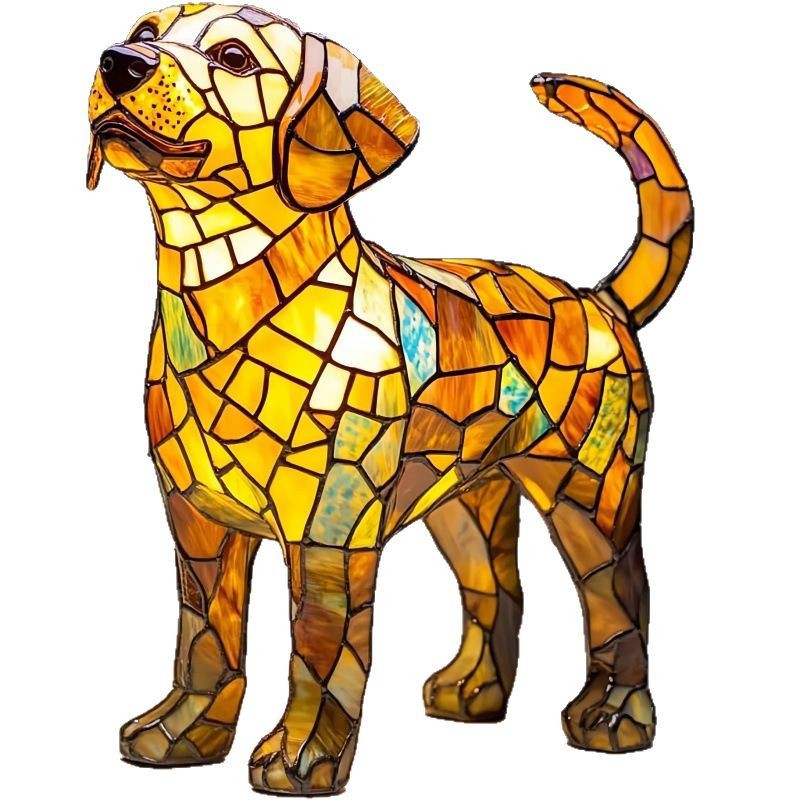 🔥Hot selling🐶magical colorful dog lamp art night lights