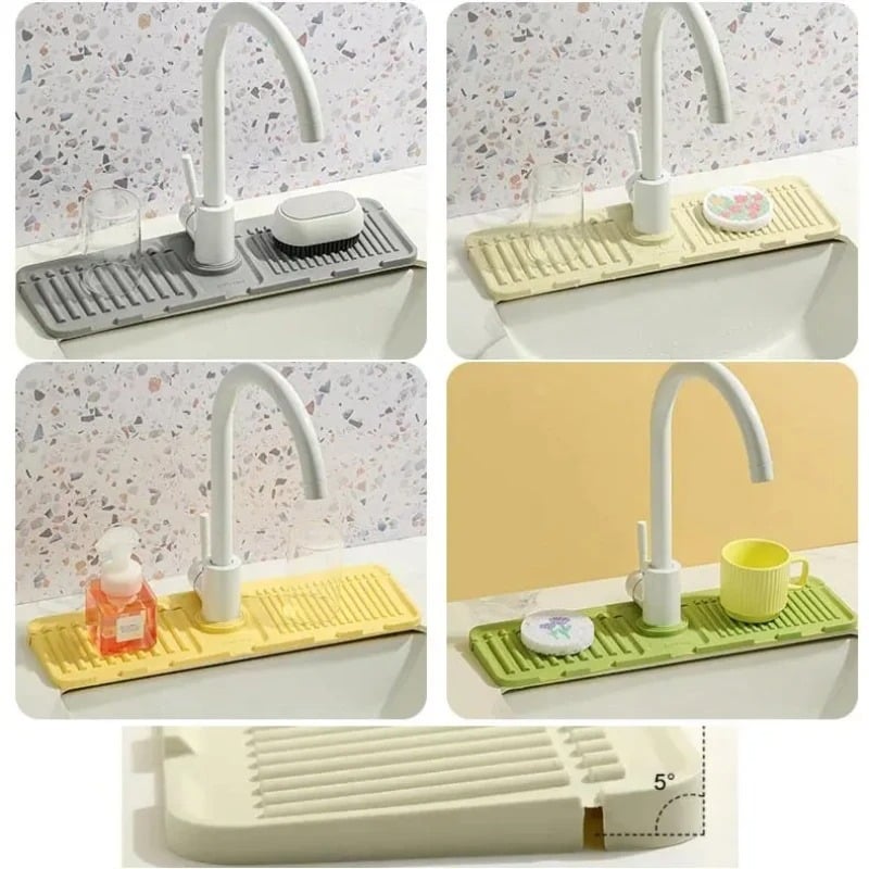 aakip™-🎅 Faucet Guard & Draining Mat