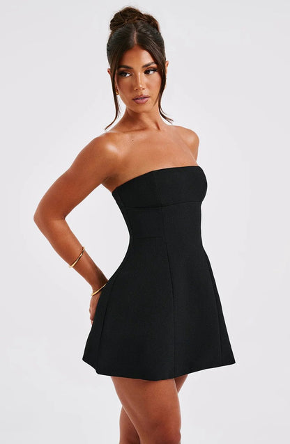 aakip™-Asha Mini Dress-Ivory